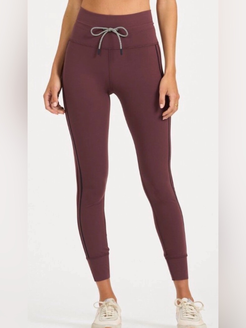 Vuori Daily Sport Legging Women's Large Red Drawstring VW459